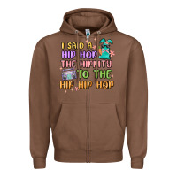 Chestnut i said a hip hop Zipper Hoodie - MaliasSmallBusiness