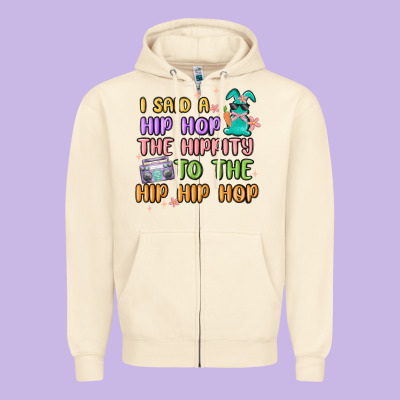 I Said A Hip Hop Zipper Hoodie Designed By Maliassmallbusiness