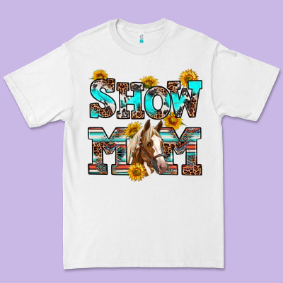 Show Mom Horse Premium Tee Designed By Ranaportraitstore