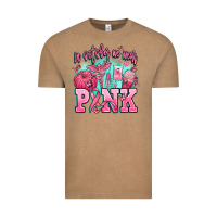 Vintage Coffee in october we wear pink Vintage Tee - AdoDesignShop