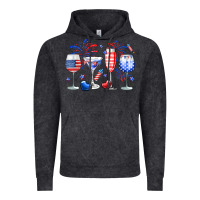 Vintage Black 4th of July wine glasses Vintage Hoodie - Neo Western