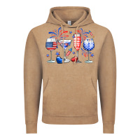 Vintage Coffee 4th of July wine glasses Vintage Hoodie - Neo Western