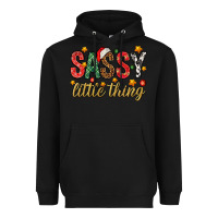 Black Sassy litte thing Heavyweight Hoodie - NancyCooperArtShop