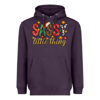 Plum Sassy litte thing Heavyweight Hoodie - NancyCooperArtShop