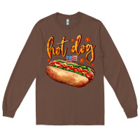 Chestnut hot dog Long Sleeve Tee - AdoDesignShop