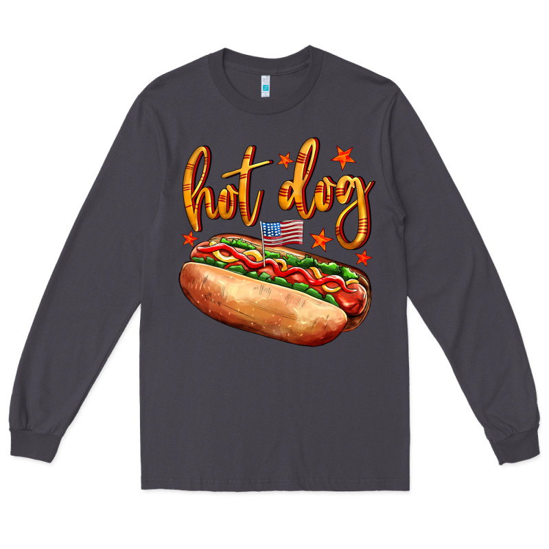 Hot Dog Long Sleeve Tee by AdoDesignShop | Teevron