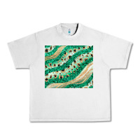 Lunar Rock green glitter Urban Heavy Tee - JahusDesignShop