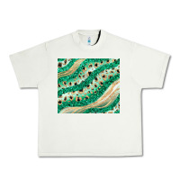 Pistachio green glitter Urban Heavy Tee - JahusDesignShop