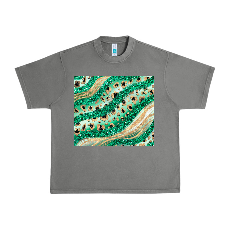 Green Glitter Urban Heavy Tee by JahusDesignShop | Teevron
