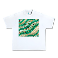 White green glitter Urban Heavy Tee - JahusDesignShop