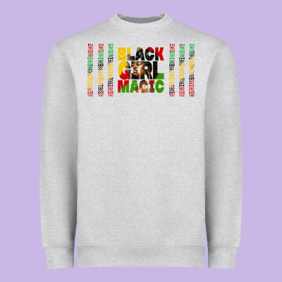 Black Girl Magic Libbey Glass Heavyweight Sweatshirt Designed By Hra Design Shop