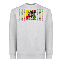 Heather Grey black girl magic libbey glass Heavyweight Sweatshirt - HRA Design Shop
