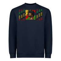 Navy black girl magic libbey glass Heavyweight Sweatshirt - HRA Design Shop