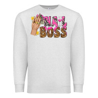 Oatmeal Heather nail boss bbs Premium Sweatshirt - BundleAndBundleShop