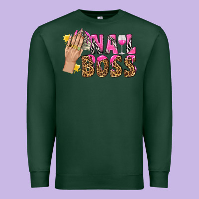 Nail Boss Bbs Premium Sweatshirt Designed By Bundleandbundleshop