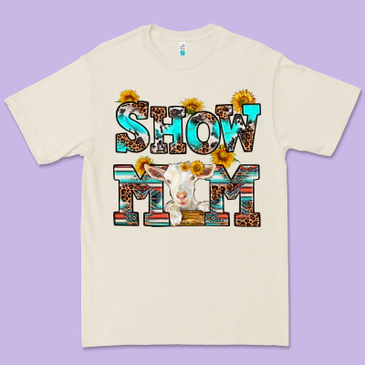 Show Mom Goat Premium Tee Designed By Ranaportraitstore