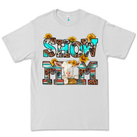 Dove Grey show mom goat Premium Tee - RanaPortraitStore