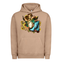 Pigment Burro Cow skull Cowboy boots hats sunflowers Urban Hoodie - HowdyJamesFarm