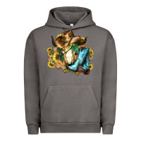 Pigment Tornado Cow skull Cowboy boots hats sunflowers Urban Hoodie - HowdyJamesFarm