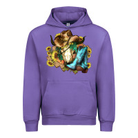 Tulip Cow skull Cowboy boots hats sunflowers Urban Hoodie - HowdyJamesFarm