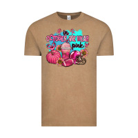 Vintage Coffee in october we wear pink american football Vintage Tee - AdoDesignShop