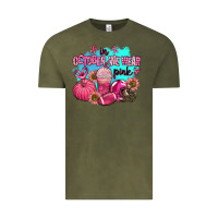 In October We Wear Pink American Football Vintage Tee | Teevron