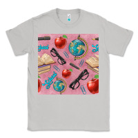 Moon Dust Teacher Seamless Pattern Classic Tee - BundleAndBundleShop