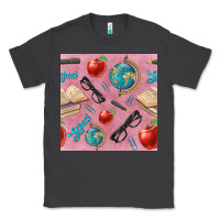 Smoke Teacher Seamless Pattern Classic Tee - BundleAndBundleShop