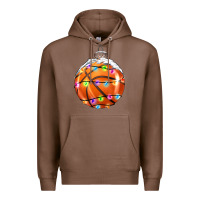 Chestnut Christmas Basketball Premium Hoodie - RanaPortraitStore