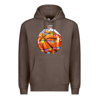Coffee Christmas Basketball Premium Hoodie - RanaPortraitStore