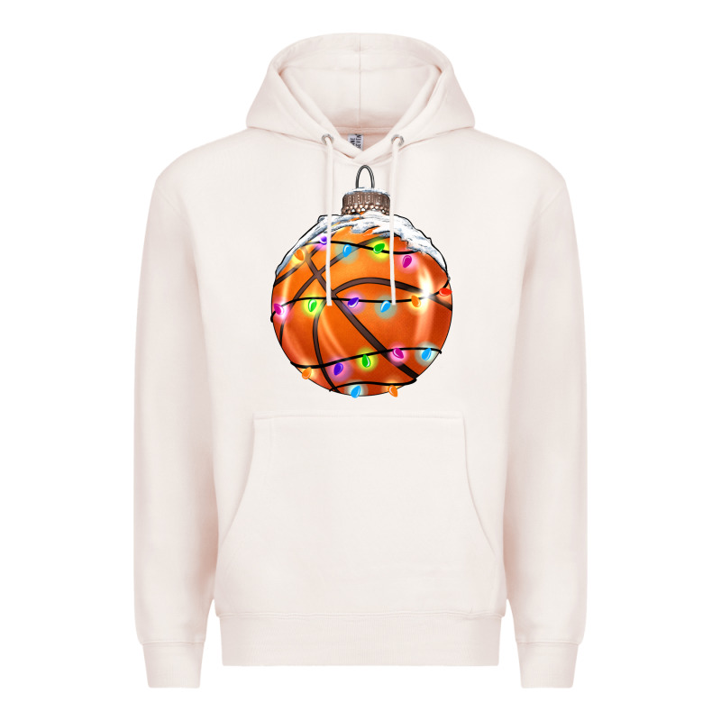 Christmas Basketball Premium Hoodie by RanaPortraitStore | Teevron