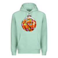 Seafoam Christmas Basketball Premium Hoodie - RanaPortraitStore