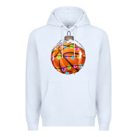 White Christmas Basketball Premium Hoodie - RanaPortraitStore