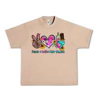 Burro peace love hair stylist Urban Heavy Tee - AdoDesignShop