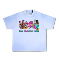 Grape Ice peace love hair stylist Urban Heavy Tee - AdoDesignShop