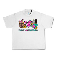 Lunar Rock peace love hair stylist Urban Heavy Tee - AdoDesignShop
