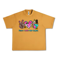 Peanut Butter peace love hair stylist Urban Heavy Tee - AdoDesignShop