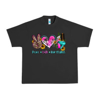 Pigment Black peace love hair stylist Urban Heavy Tee - AdoDesignShop
