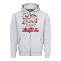 Heather Grey side by side or miles apart sisters will always be connected by heart Zipper Hoodie - MaliasSmallBusiness