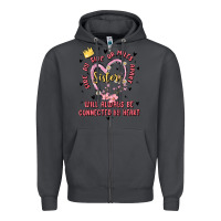 Smoke side by side or miles apart sisters will always be connected by heart Zipper Hoodie - MaliasSmallBusiness