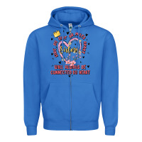 True Royal side by side or miles apart sisters will always be connected by heart Zipper Hoodie - MaliasSmallBusiness