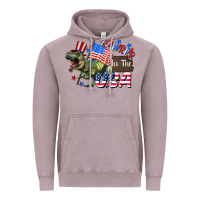 Vintage Zinc Rawrrr in the USA 4th of july Vintage Hoodie - CowGirlArtShop