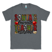 Charcoal Heather santa's favorite teacher assistant Classic Tee - Jasminsmagicworld