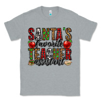 Heather Grey santa's favorite teacher assistant Classic Tee - Jasminsmagicworld