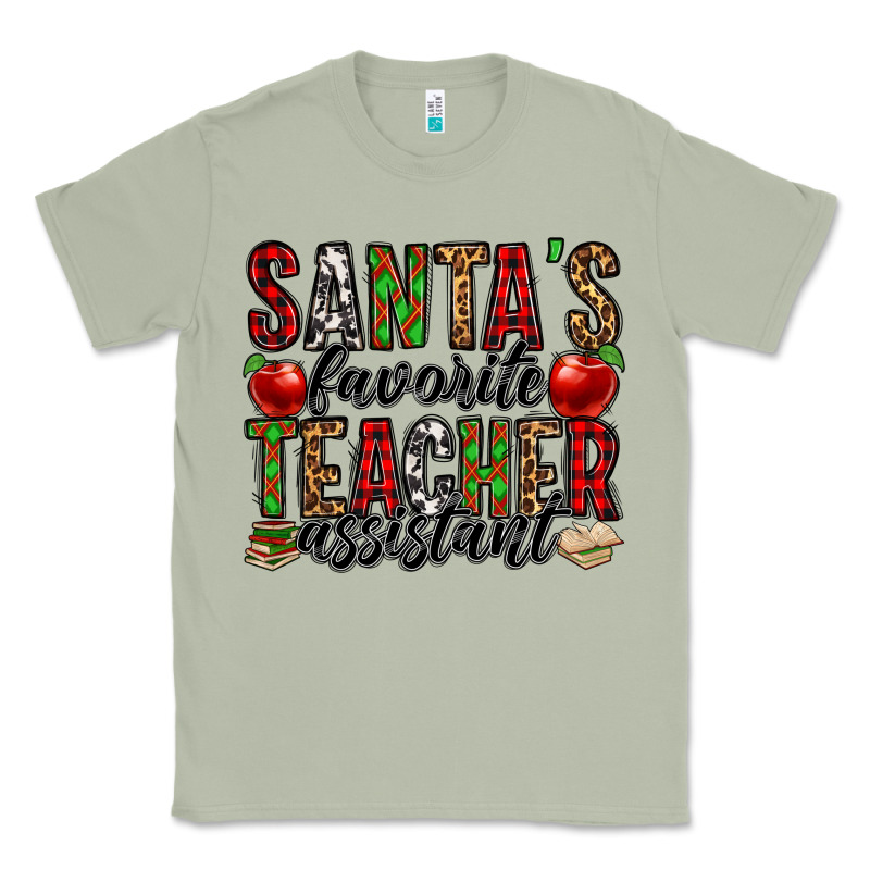 Santa's Favorite Teacher Assistant Classic Tee by Jasminsmagicworld | Teevron