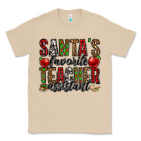 Mushroom santa's favorite teacher assistant Classic Tee - Jasminsmagicworld