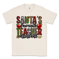 Natural santa's favorite teacher assistant Classic Tee - Jasminsmagicworld