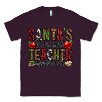 Plum santa's favorite teacher assistant Classic Tee - Jasminsmagicworld