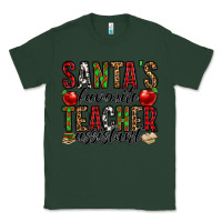 Sports Green santa's favorite teacher assistant Classic Tee - Jasminsmagicworld