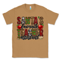 Toasted Coconut santa's favorite teacher assistant Classic Tee - Jasminsmagicworld